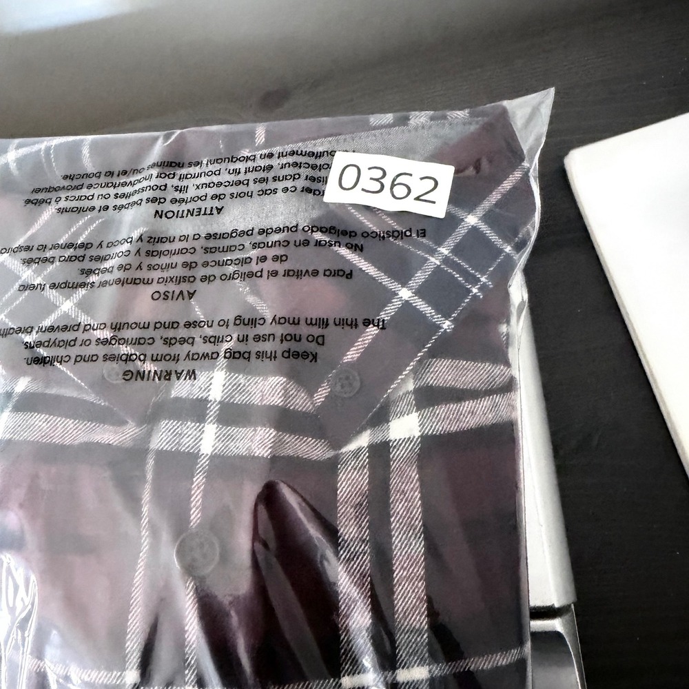 Weatherproof Vintage Flannel Shirt XL Burgundy Plaid Casual Button Up Shirt - Picture 11 of 11